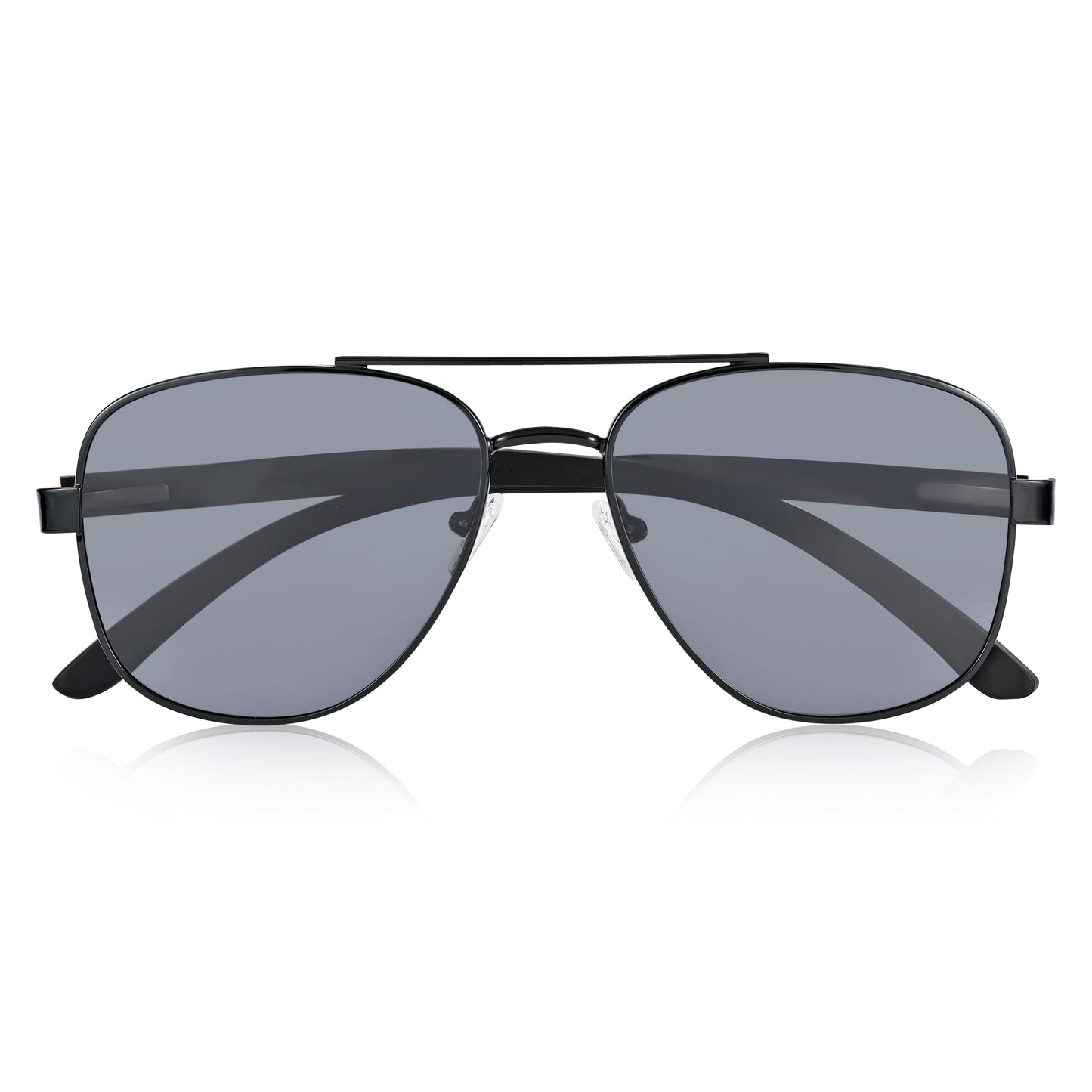 Earth Wood Kotor Polarized Sunglasses - Black/Black - ESG600-1