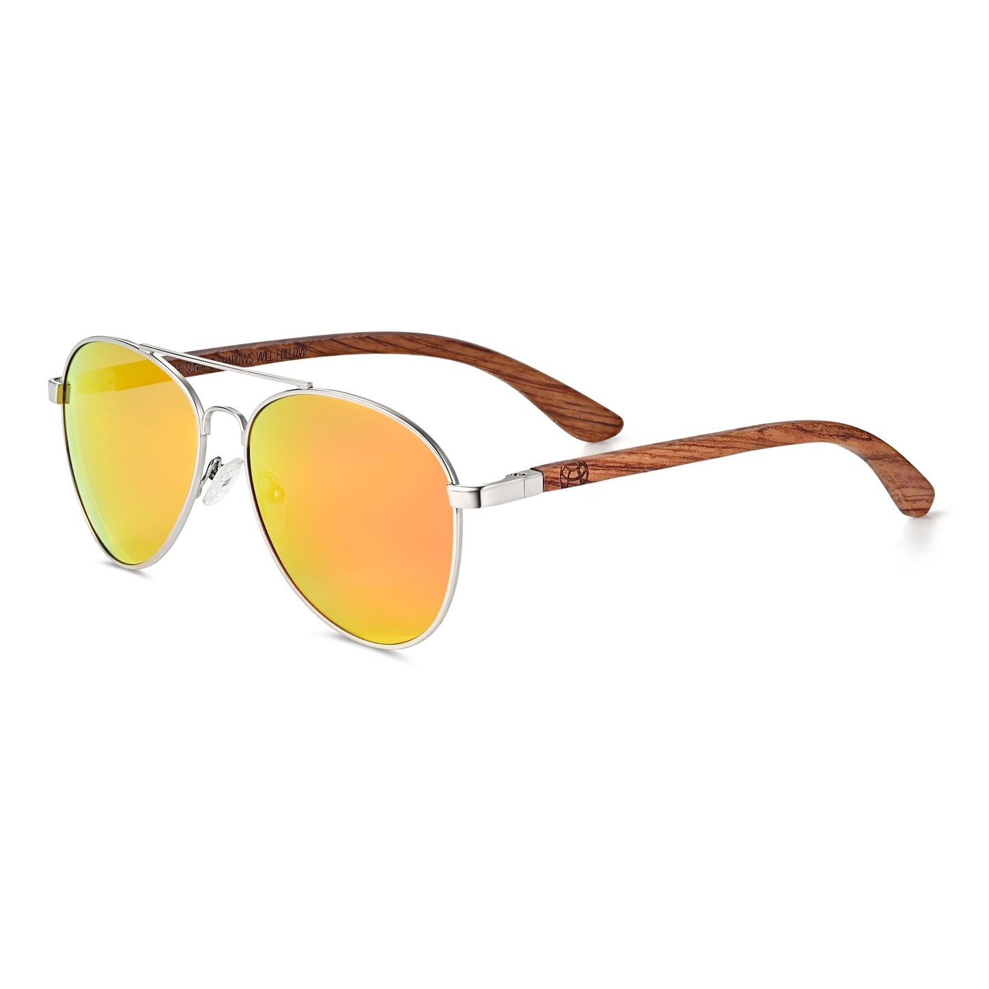 Earth Wood Sayulita Polarized Sunglasses - Redwood/Blue-Green - ESG606-4