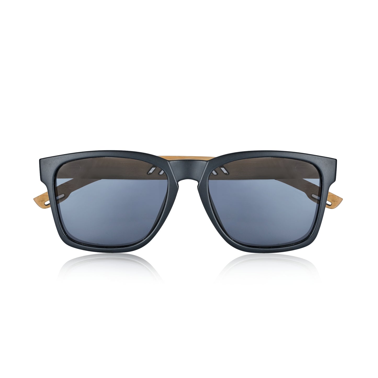 Earth Wood Haven Polarized Sunglasses - Bamboo/Grey - ESG610-3