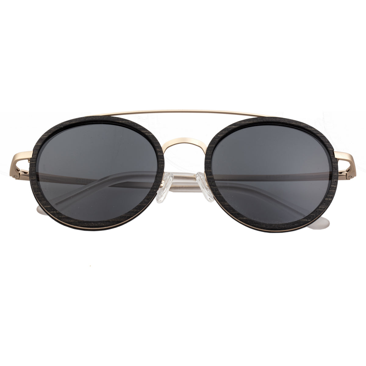 Earth Wood Binz Polarized Sunglasses - Ebony/Black - ESG048EG