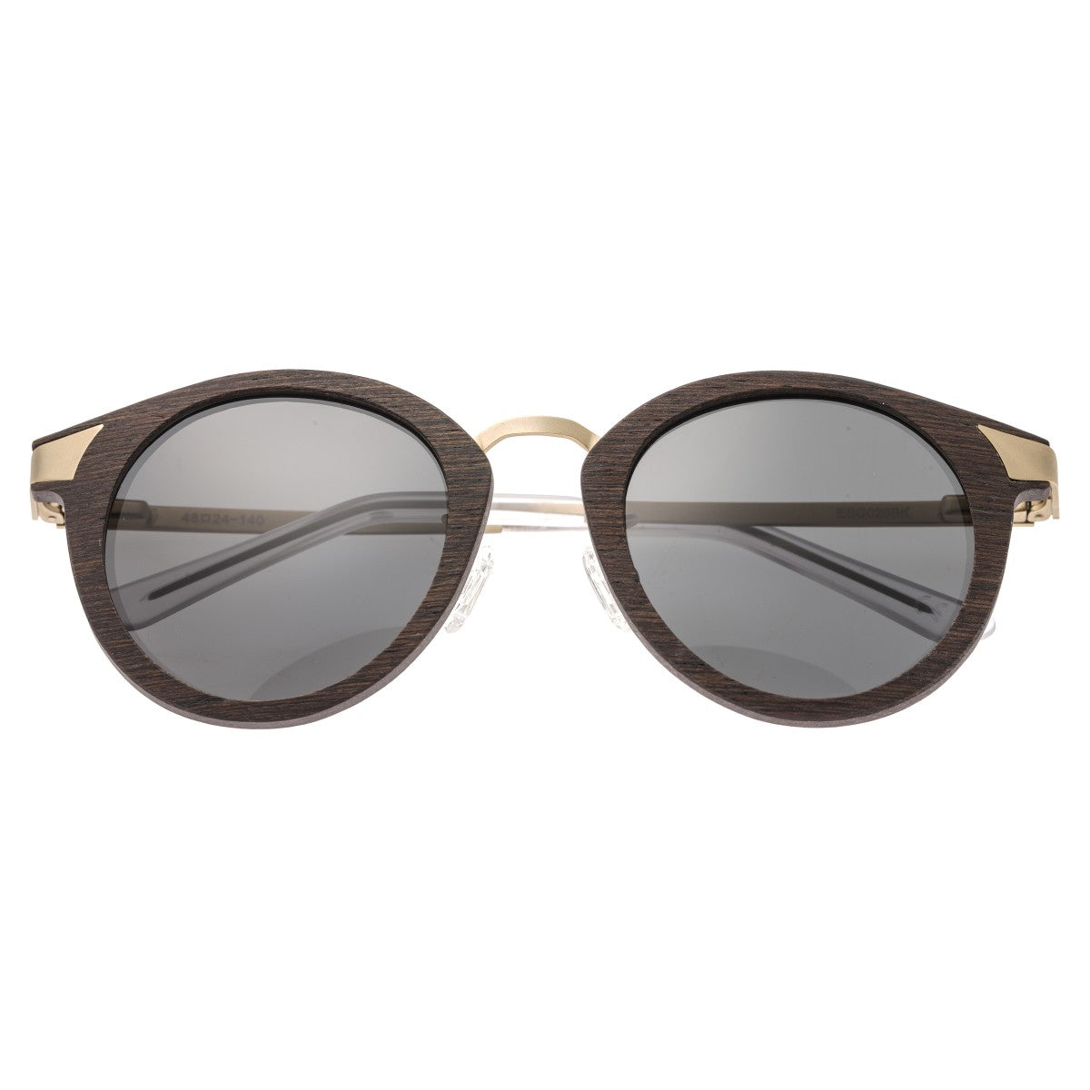 Earth Wood Zale Polarized Sunglasses - Ebony/Black - ESG026BK