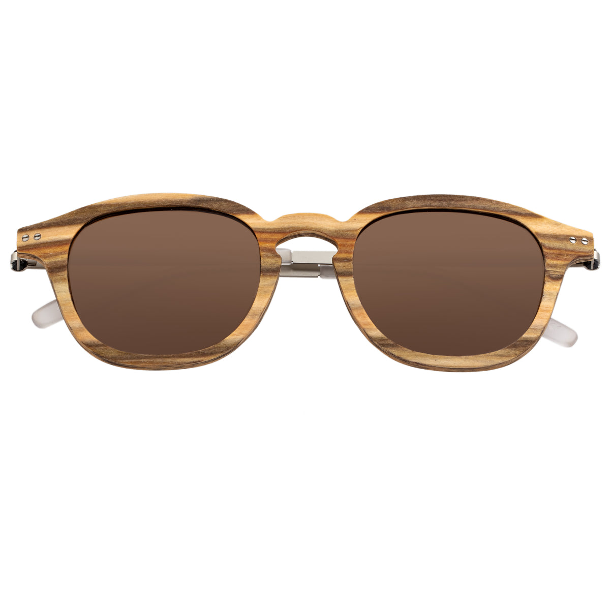 Earth Wood Kavaja Polarized Sunglasses - Apple Wood/Brown - ESG042AS