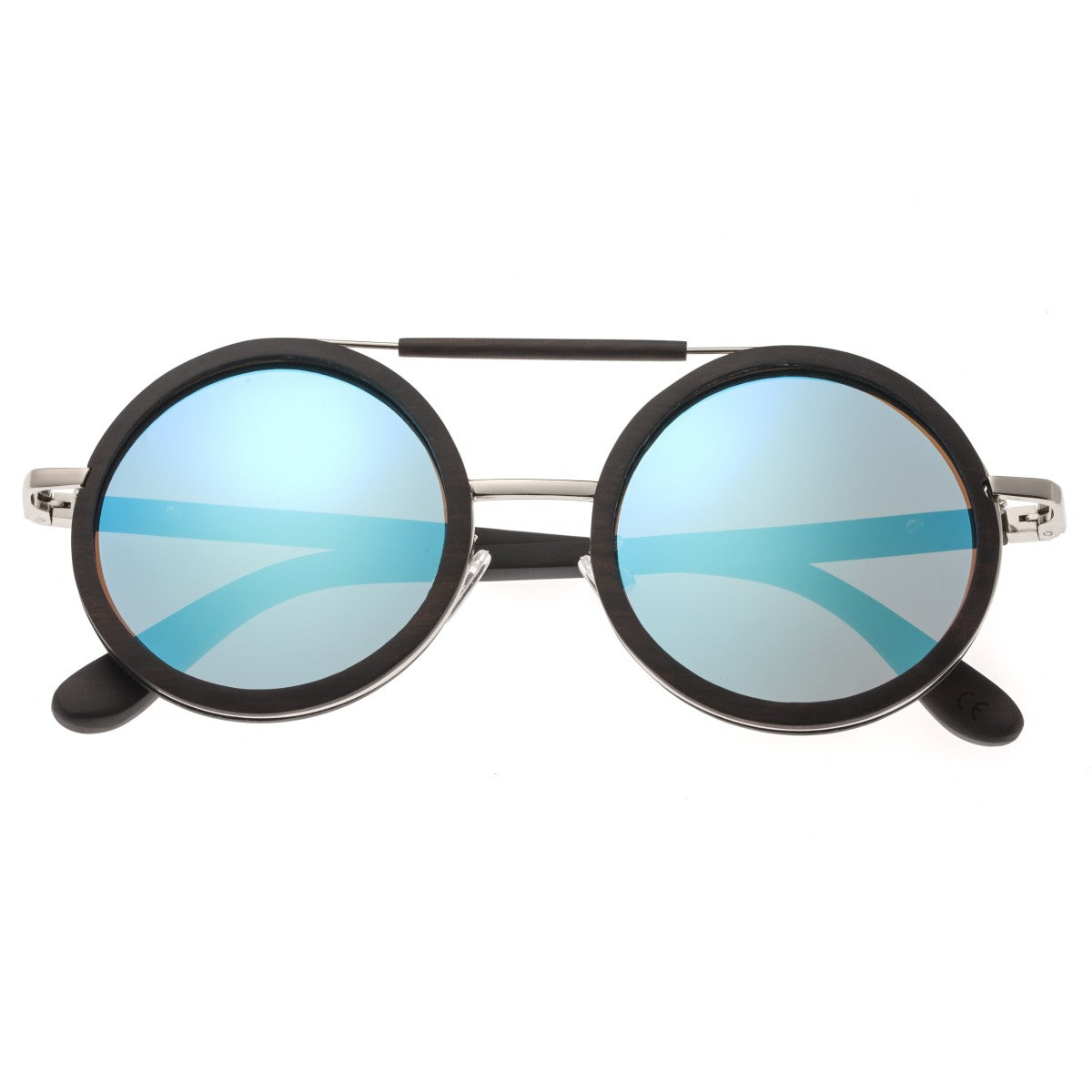 Earth Wood Bondi Polarized Sunglasses - Espresso/Blue - ESG003E