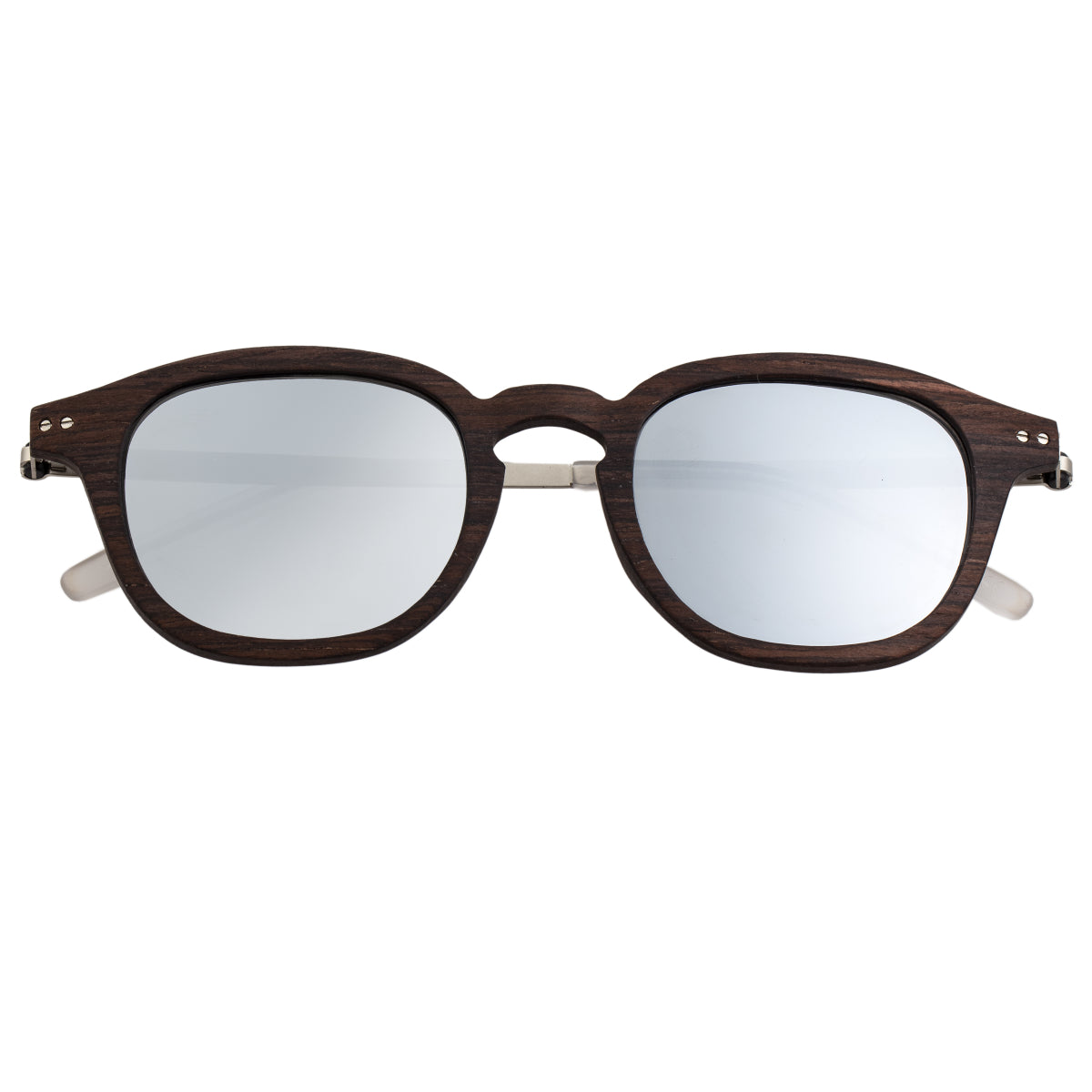 Earth Wood Kavaja Polarized Sunglasses - Padauk/Silver - ESG042PS