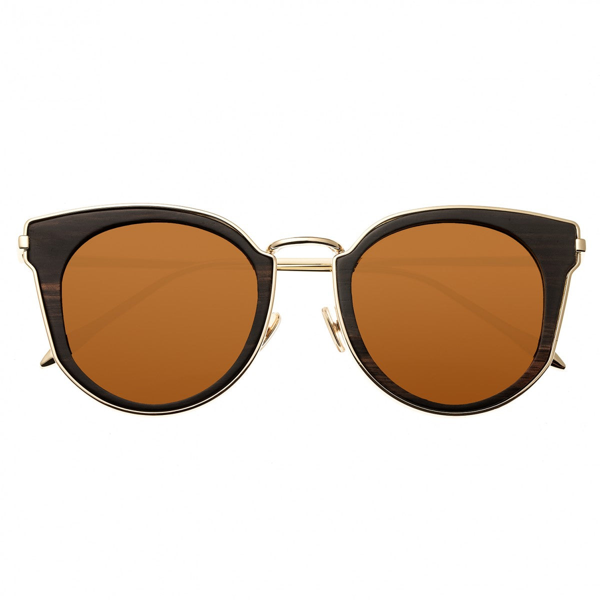 Earth Wood Karekare Polarized Sunglasses - Espresso/Brown - ESG028E