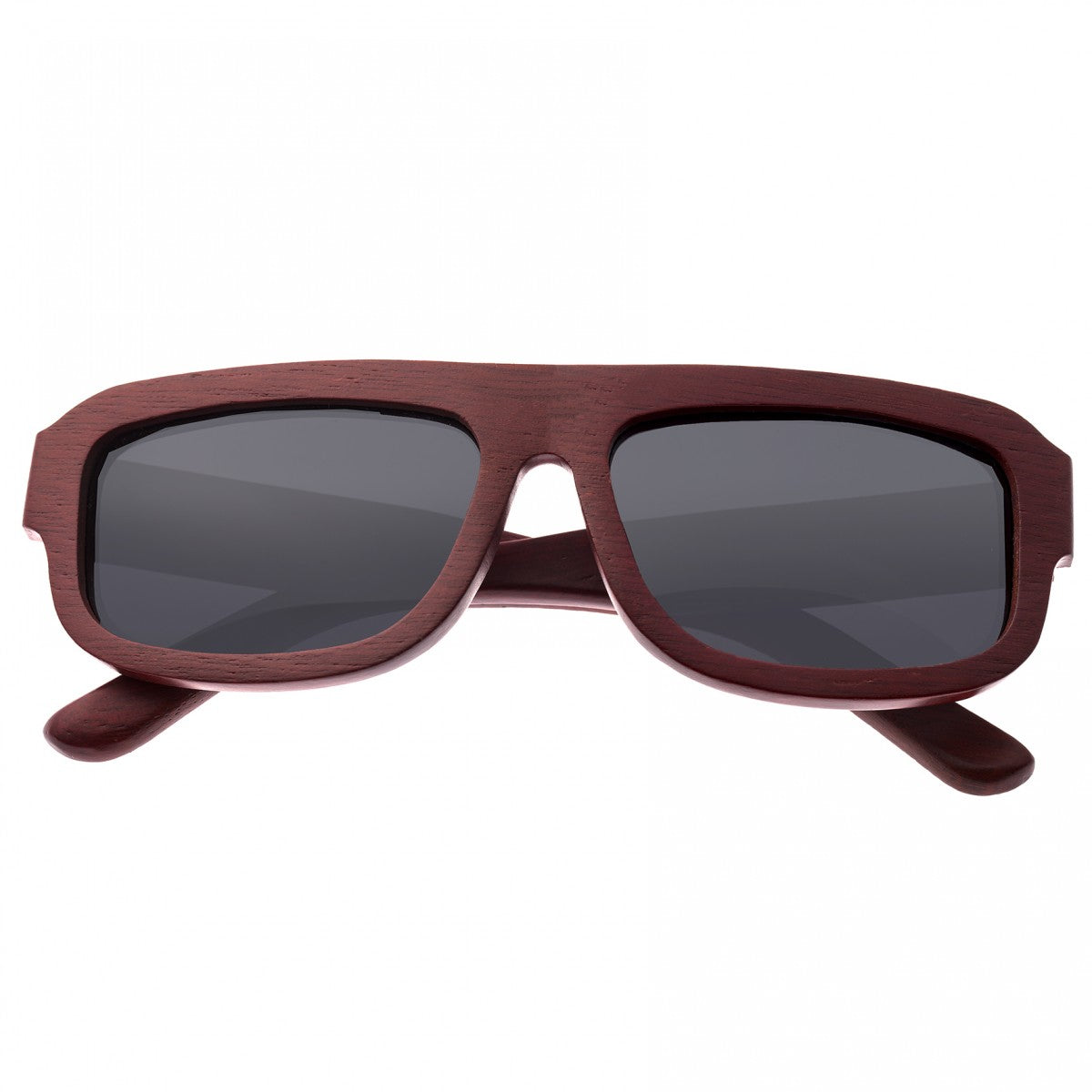 Earth Wood Daytona Polarized Sunglasses - Red Rosewood/Black - ESG025R
