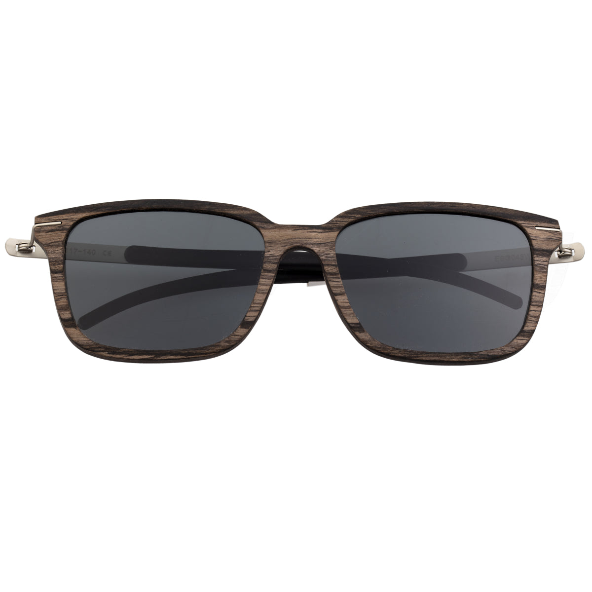 Earth Wood Doumia Polarized Sunglasses - Swiss Walnut/Black - ESG043WS