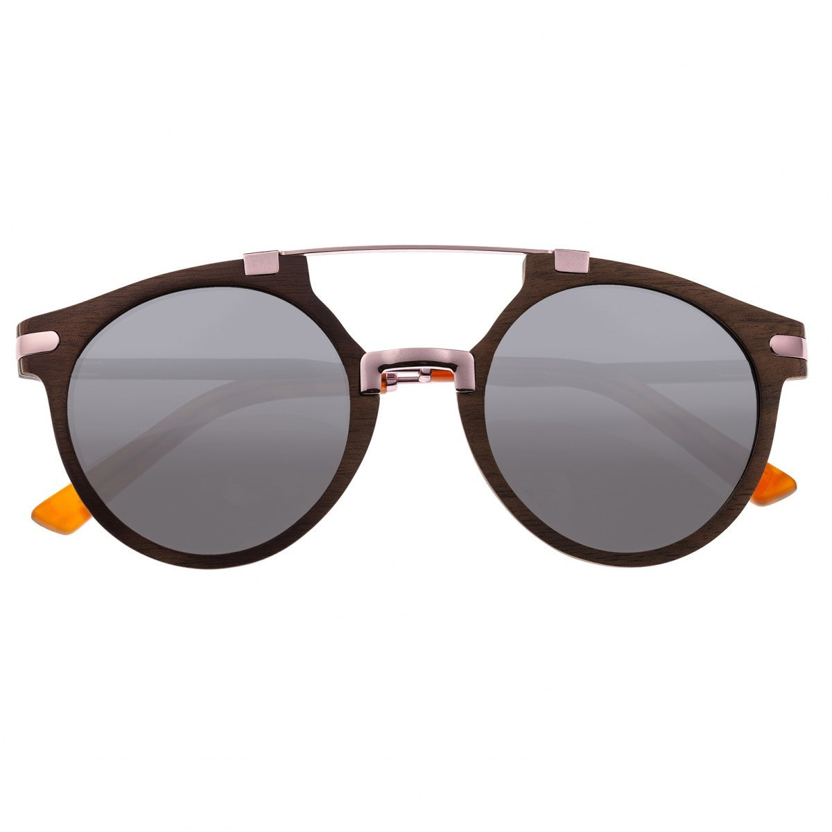Earth Wood Petani Polarized Sunglasses - Black Walnut/Black - ESG034BW