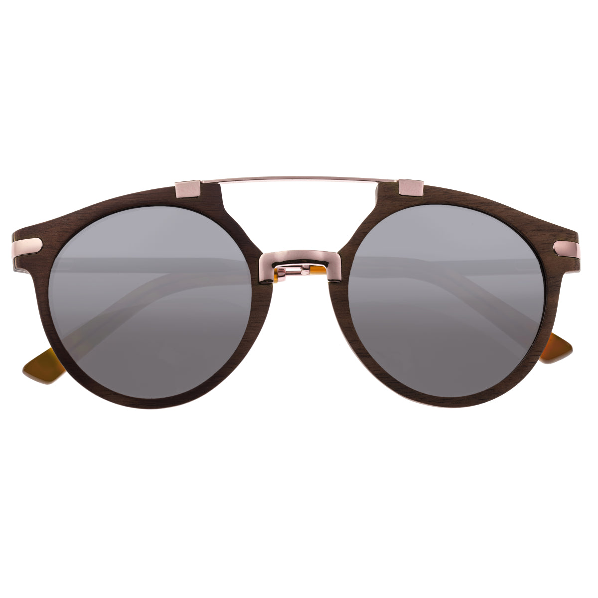 Earth Wood Petani Polarized Sunglasses - Walnut/Black - ESG034B