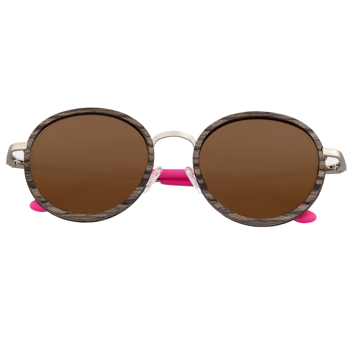 Earth Wood Himara Polarized Sunglasses - Swiss Walnut/Brown - ESG039WS