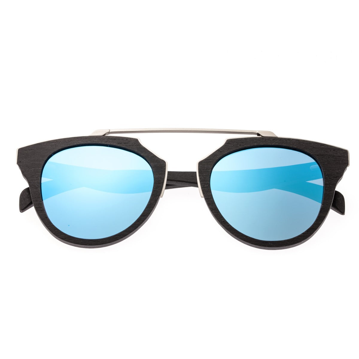 Earth Wood Ceira Polarized Sunglasses - Espresso/Blue - ESG021BL