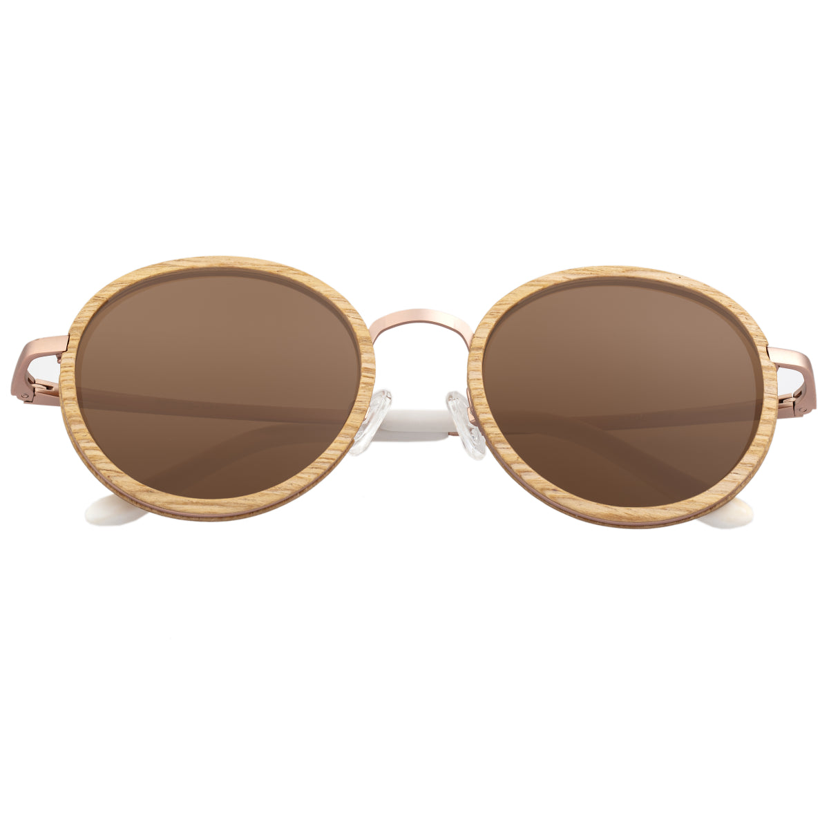 Earth Wood Himara Polarized Sunglasses - Oak/Brown - ESG039OR