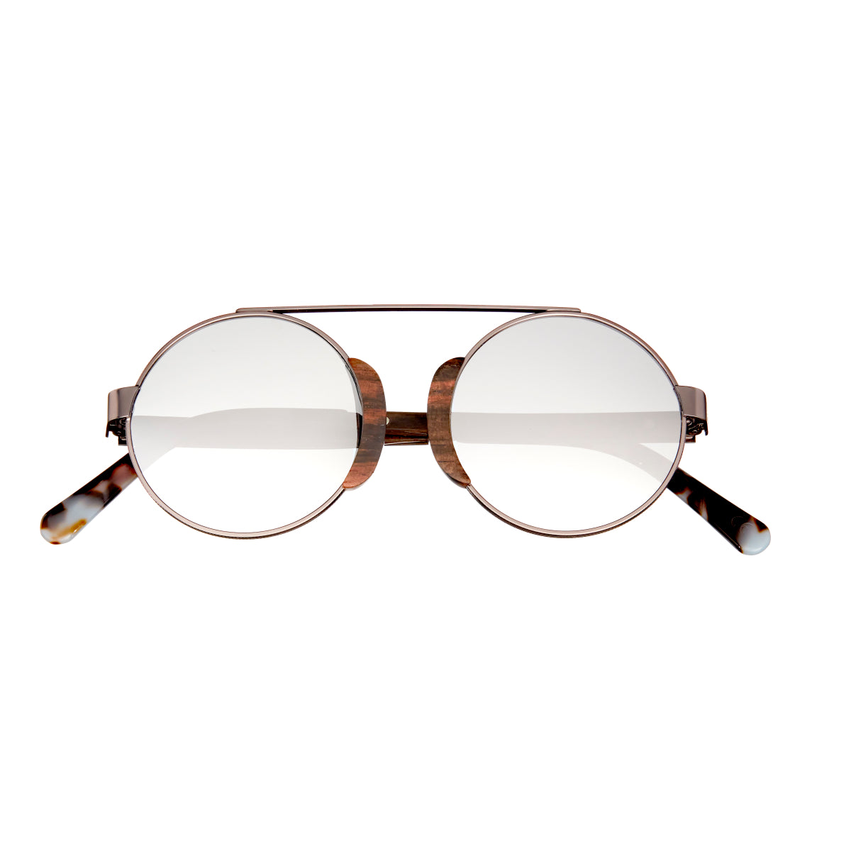 Earth Wood Anakena Polarized Sunglasses - Espresso/Silver - ESG038E