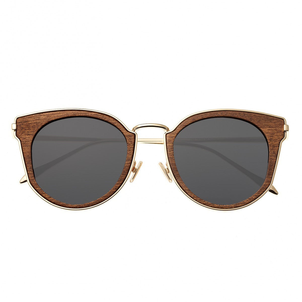Earth Wood Karekare Polarized Sunglasses - Red Rosewood/Black - ESG028R