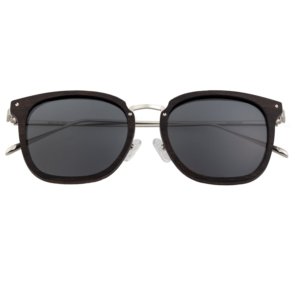 Earth Wood Nosara Polarized Sunglasses - Ebony/Black - ESG047ES
