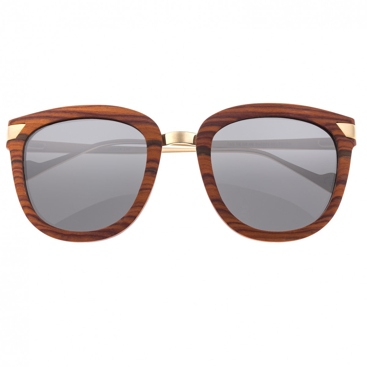 Earth Wood Nissi Polarized Sunglasses - Mahogany/Black - ESG033MG