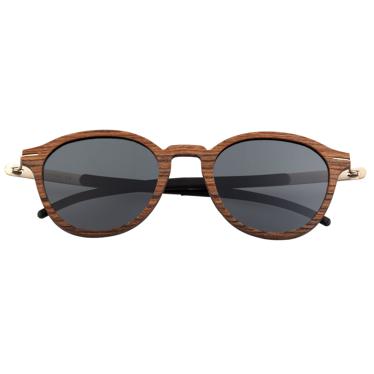 Earth Wood Sabal Polarized Sunglasses - Rosewood/Black - ESG044RG