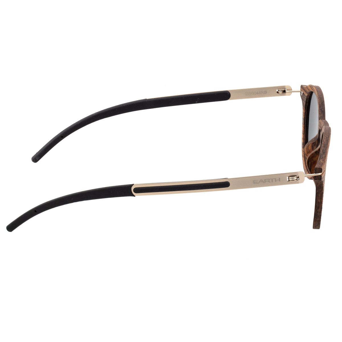 Earth Wood Sabal Polarized Sunglasses - Rosewood/Black - ESG044RG