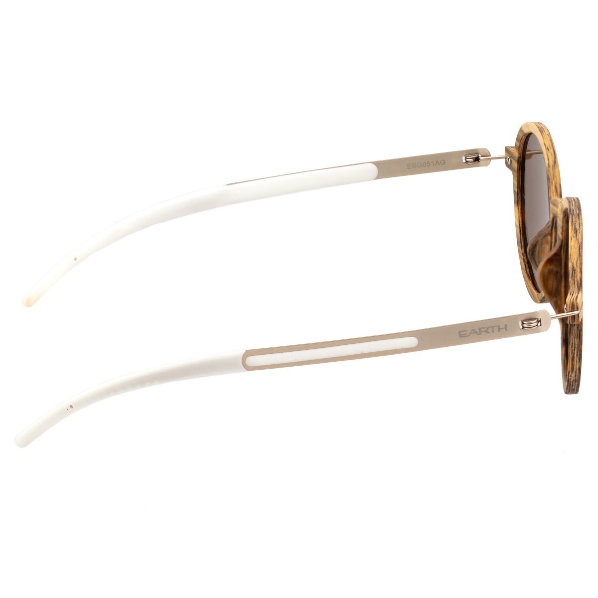 Earth Wood Toco Polarized Sunglasses - Apple Wood/Brown - ESG051AG