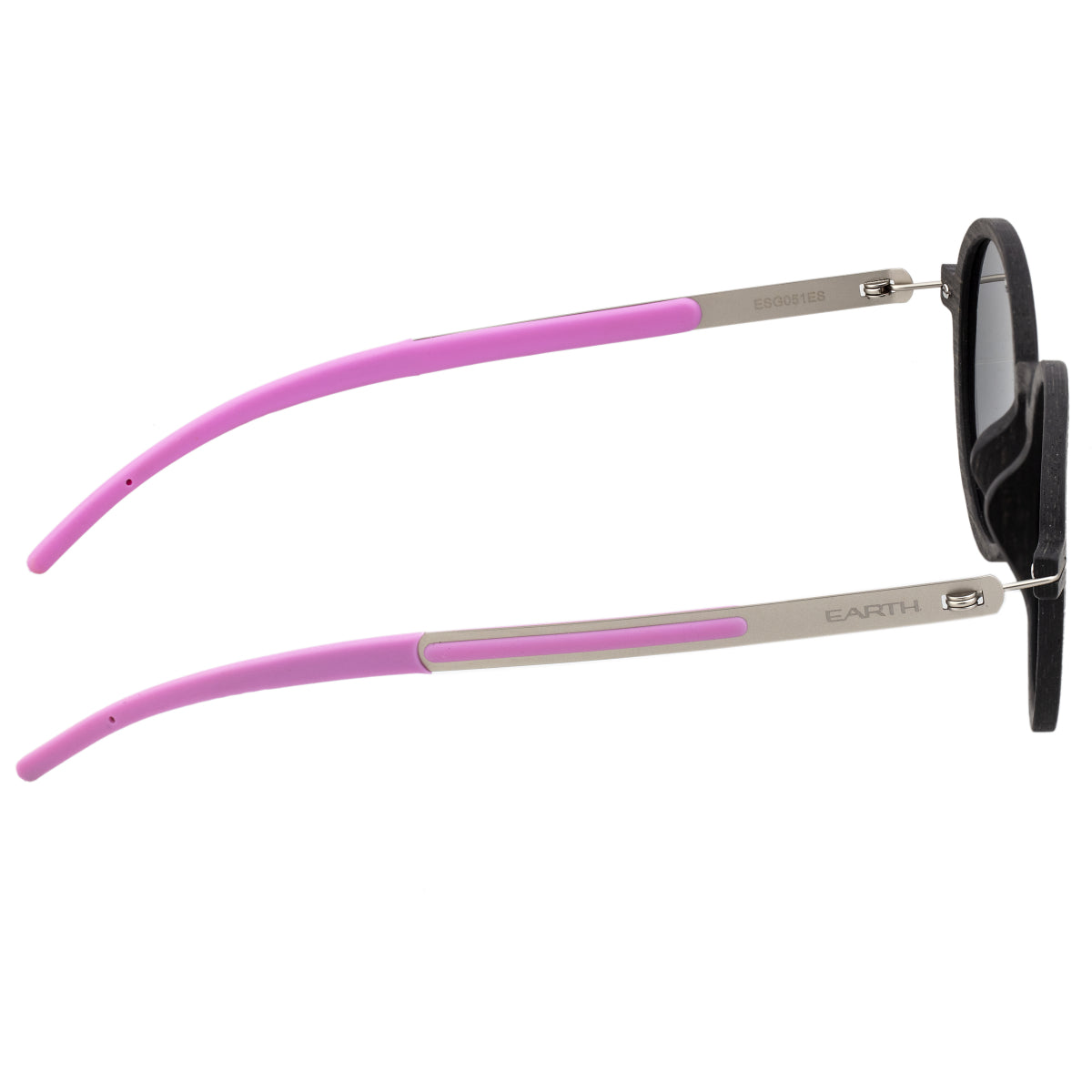Earth Wood Toco Polarized Sunglasses - Ebony/Black - ESG051ES