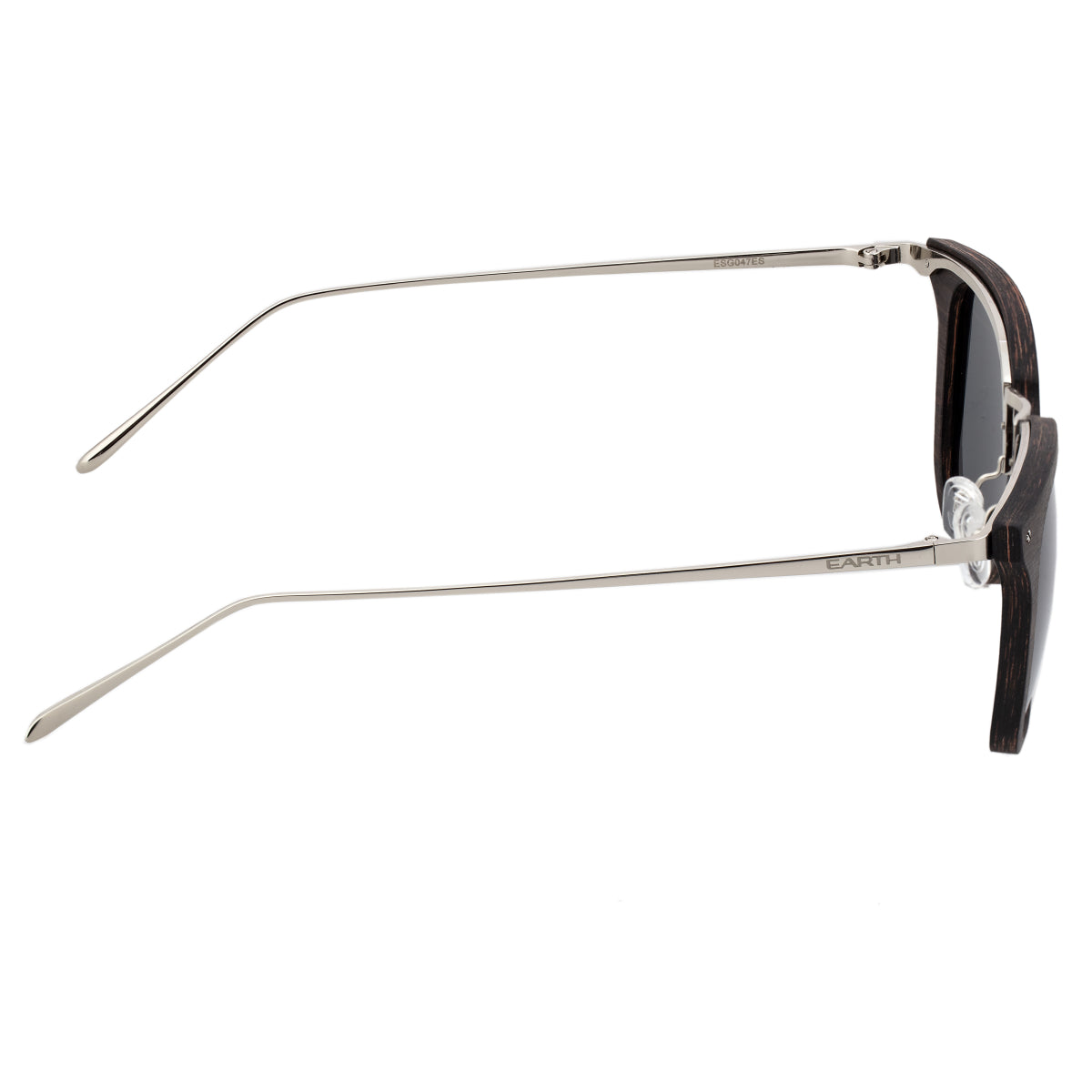Earth Wood Nosara Polarized Sunglasses - Ebony/Black - ESG047ES