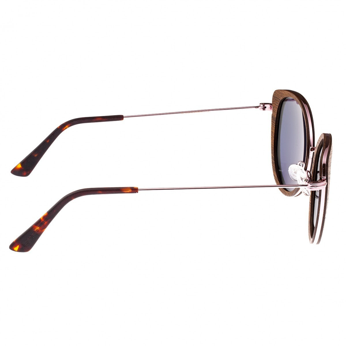 Earth Wood Oreti Polarized Sunglasses - Monzo/Rose Gold - ESG037MN