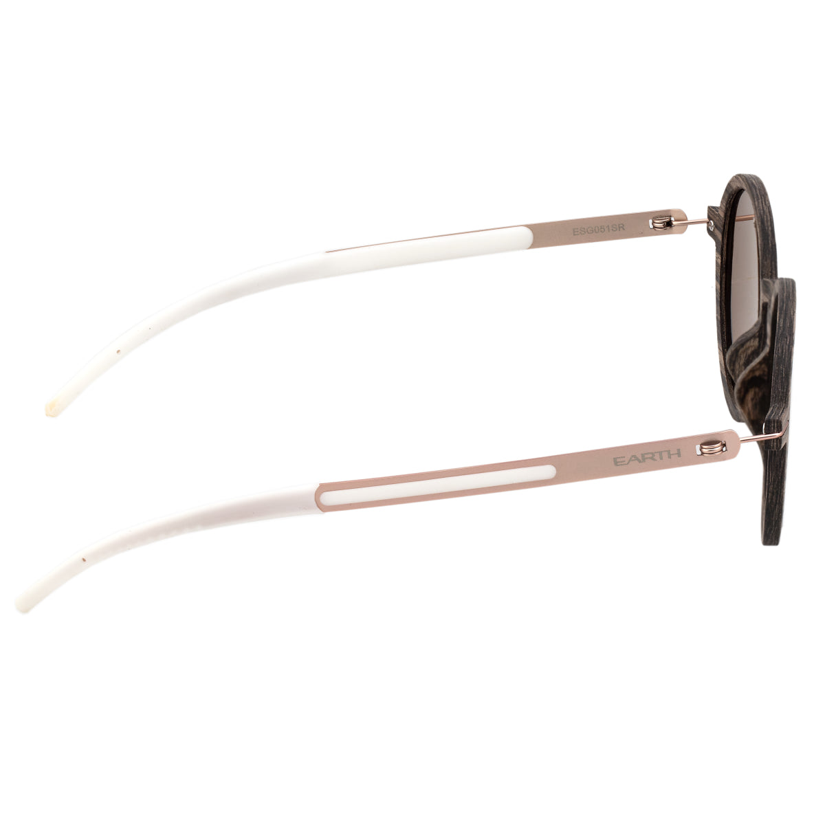 Earth Wood Toco Polarized Sunglasses - Swiss Walnut/Brown - ESG051SR