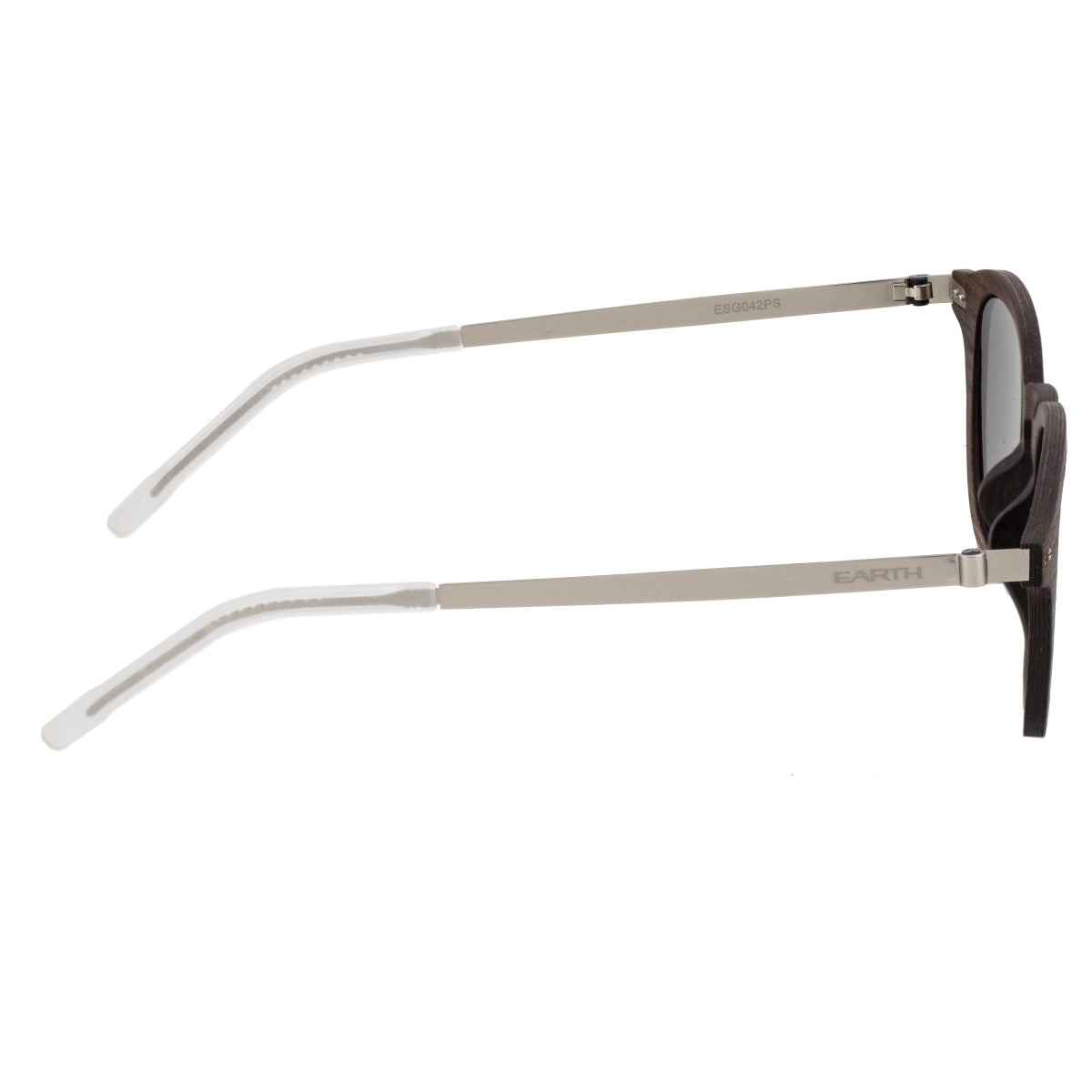 Earth Wood Kavaja Polarized Sunglasses - Padauk/Silver - ESG042PS