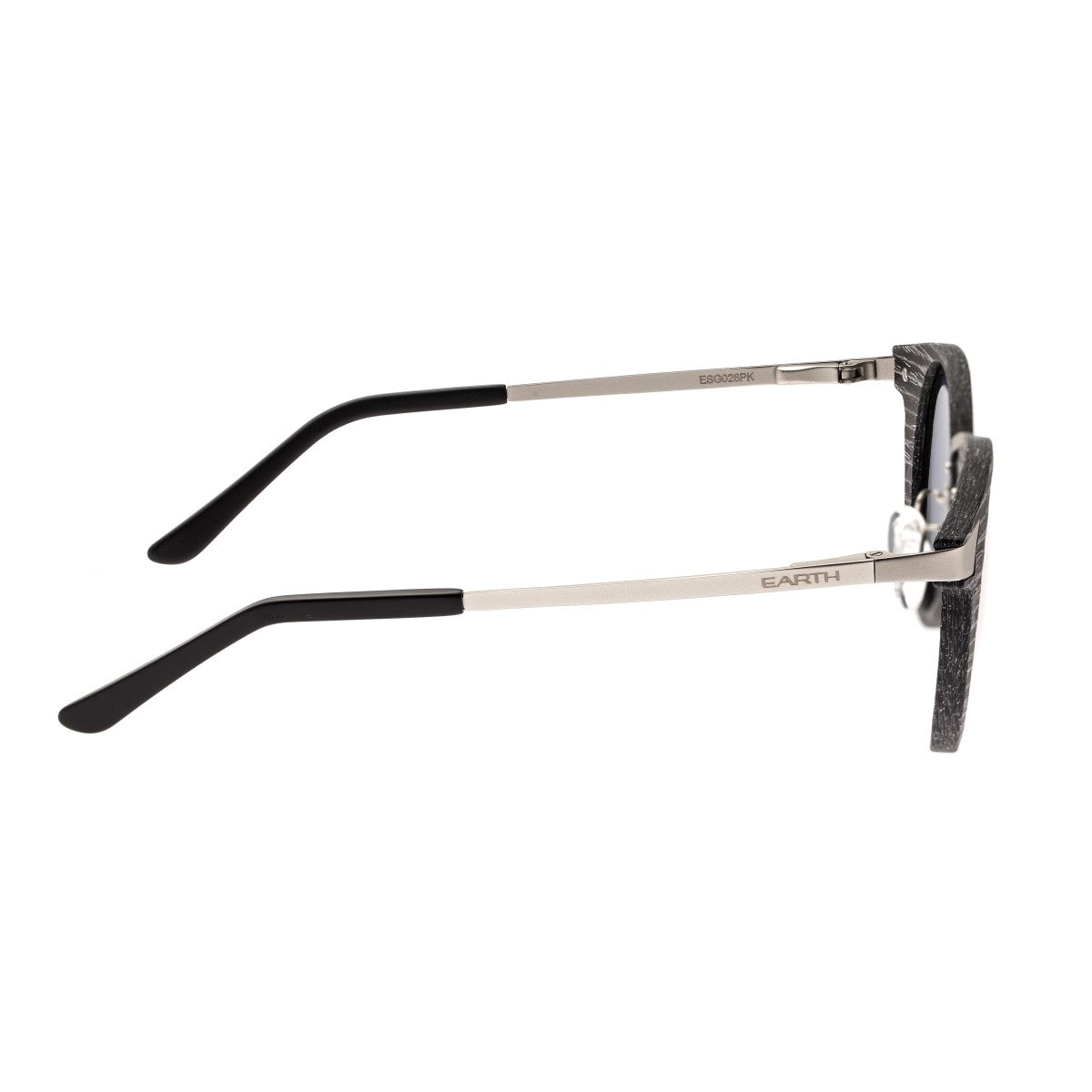 Earth Wood Zale Polarized Sunglasses - Black Stripe/Pink - ESG026PK