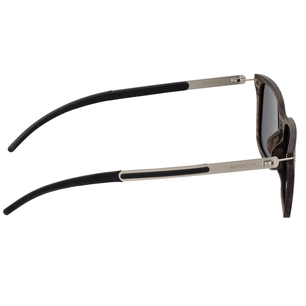Earth Wood Doumia Polarized Sunglasses - Swiss Walnut/Black - ESG043WS