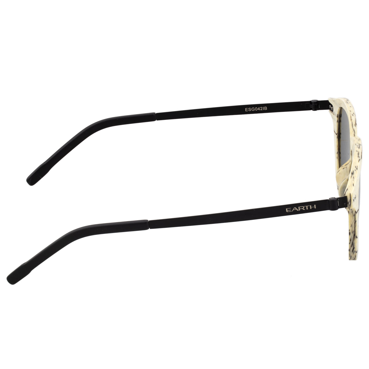 Earth Wood Kavaja Polarized Sunglasses - Ice Tree/Black - ESG042IB