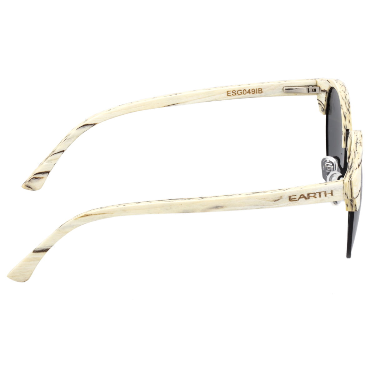 Earth Wood Misty Polarized Sunglasses - Ice Tree/Black - ESG049IB