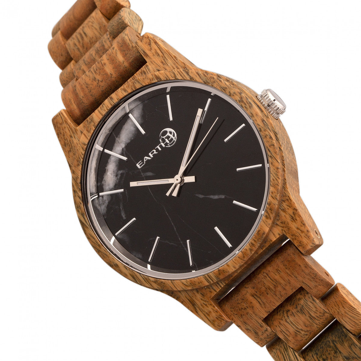 Earth Wood Tuckahoe Marble-Dial Bracelet Watch - Olive - ETHEW4804