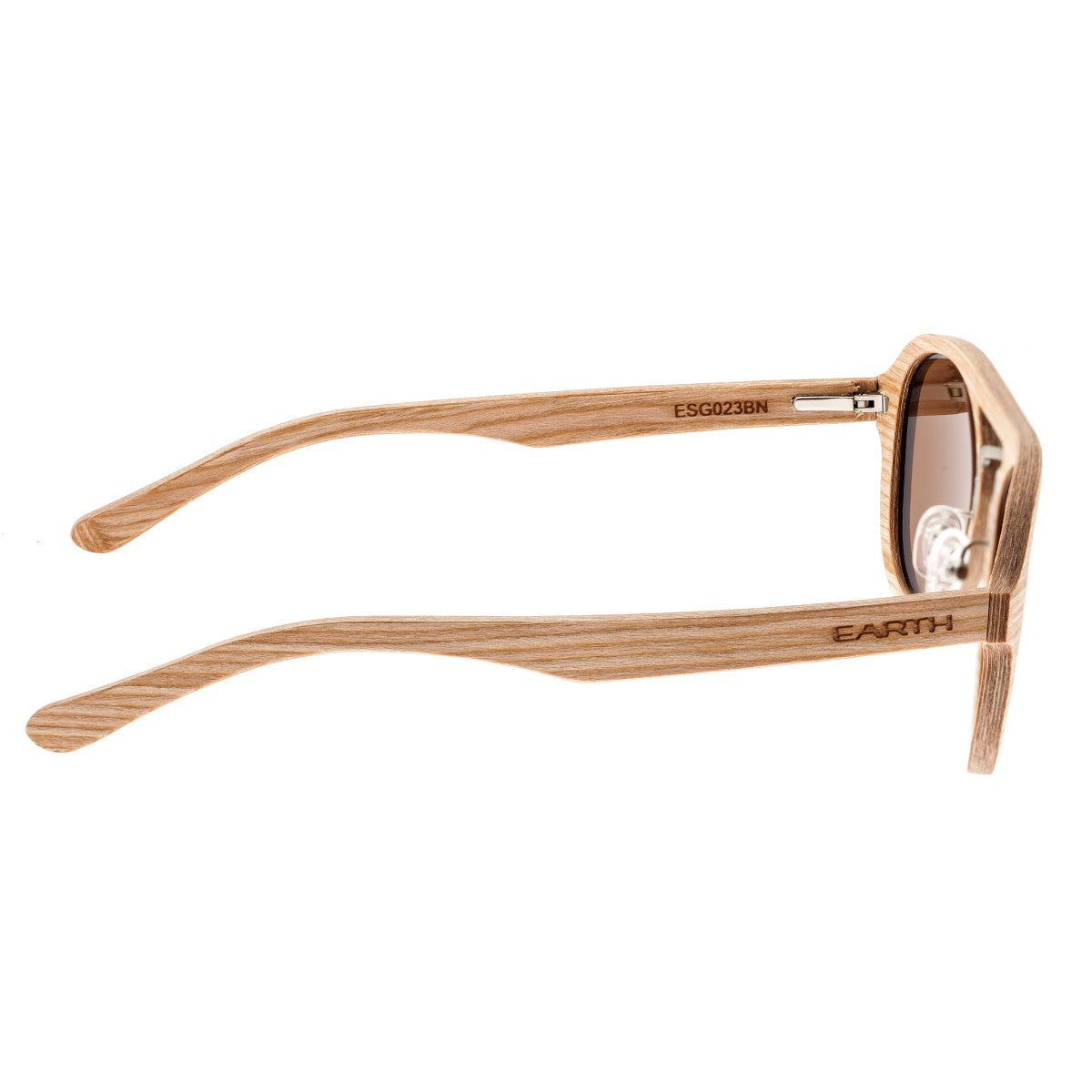 Earth Wood Cruz Polarized Sunglasses - Bamboo/Brown - ESG023BN