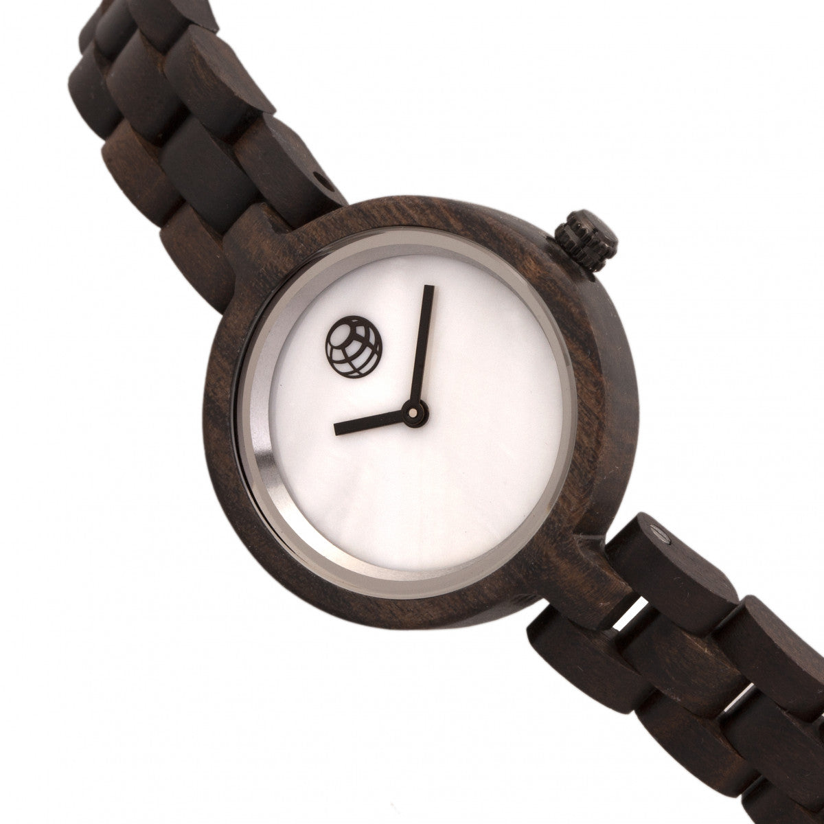 Earth Wood Wisteria Mother-Of-Pearl Bracelet Watch - Dark Brown - ETHEW5602