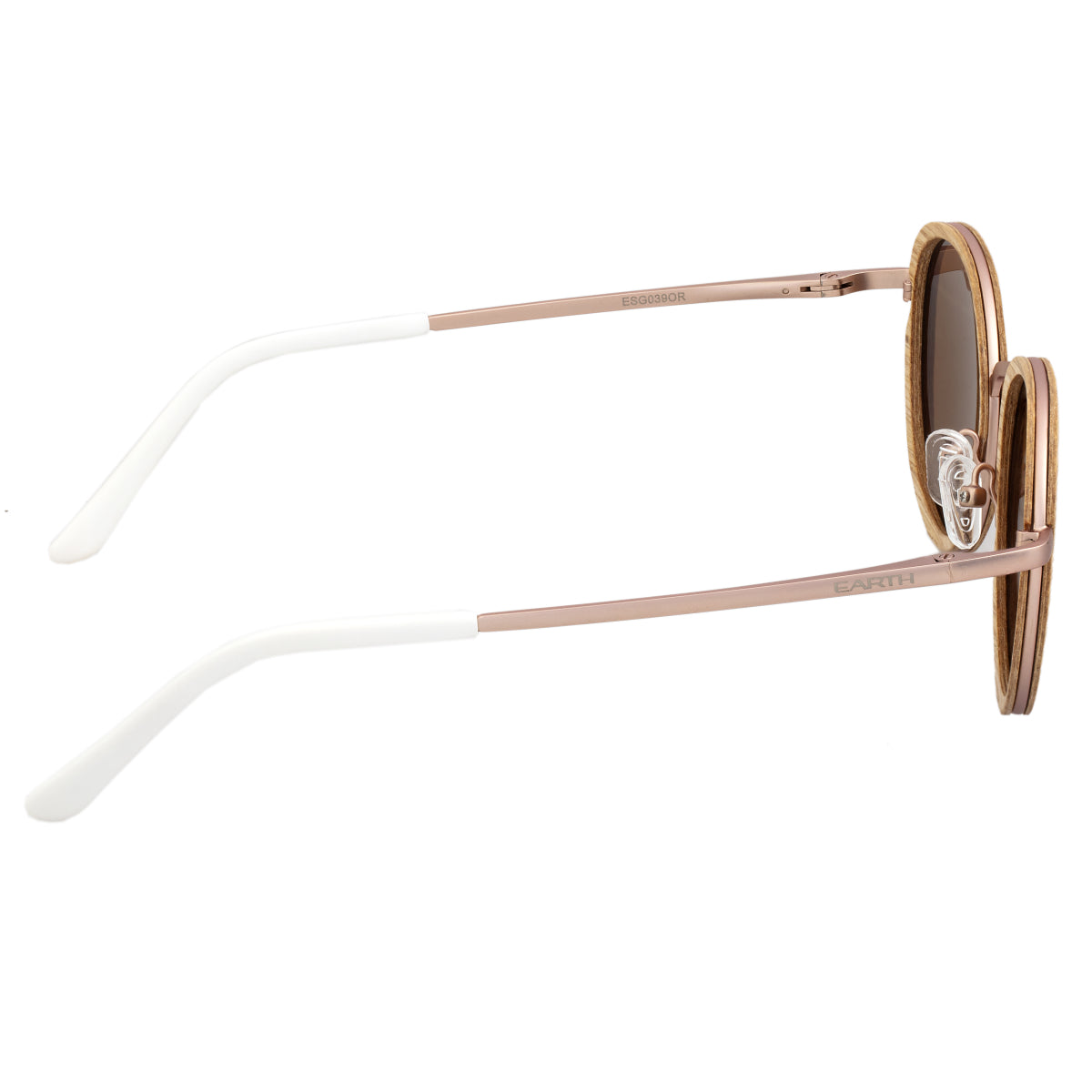 Earth Wood Himara Polarized Sunglasses - Oak/Brown - ESG039OR