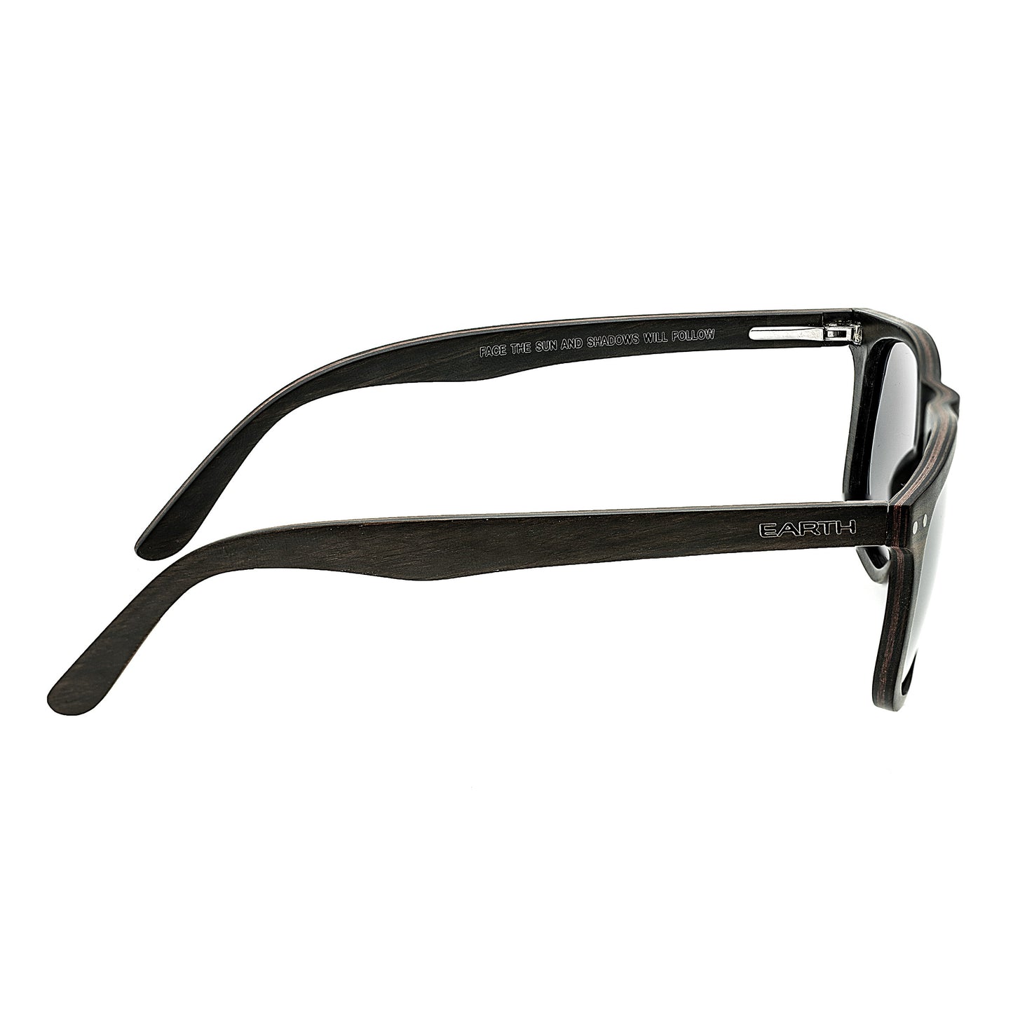Earth Wood Pacific Polarized Sunglasses - Espresso/Black - ESG008GR