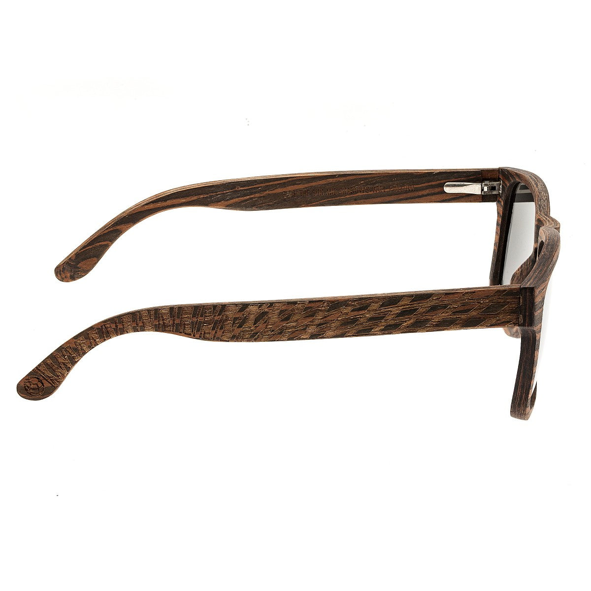 Earth Wood Whitehaven Polarized Sunglasses - Ebony/Black - ESG080E