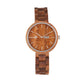 Earth Wood Mimosa Bracelet Watch w/Day/Date - Olive - ETHEW5404