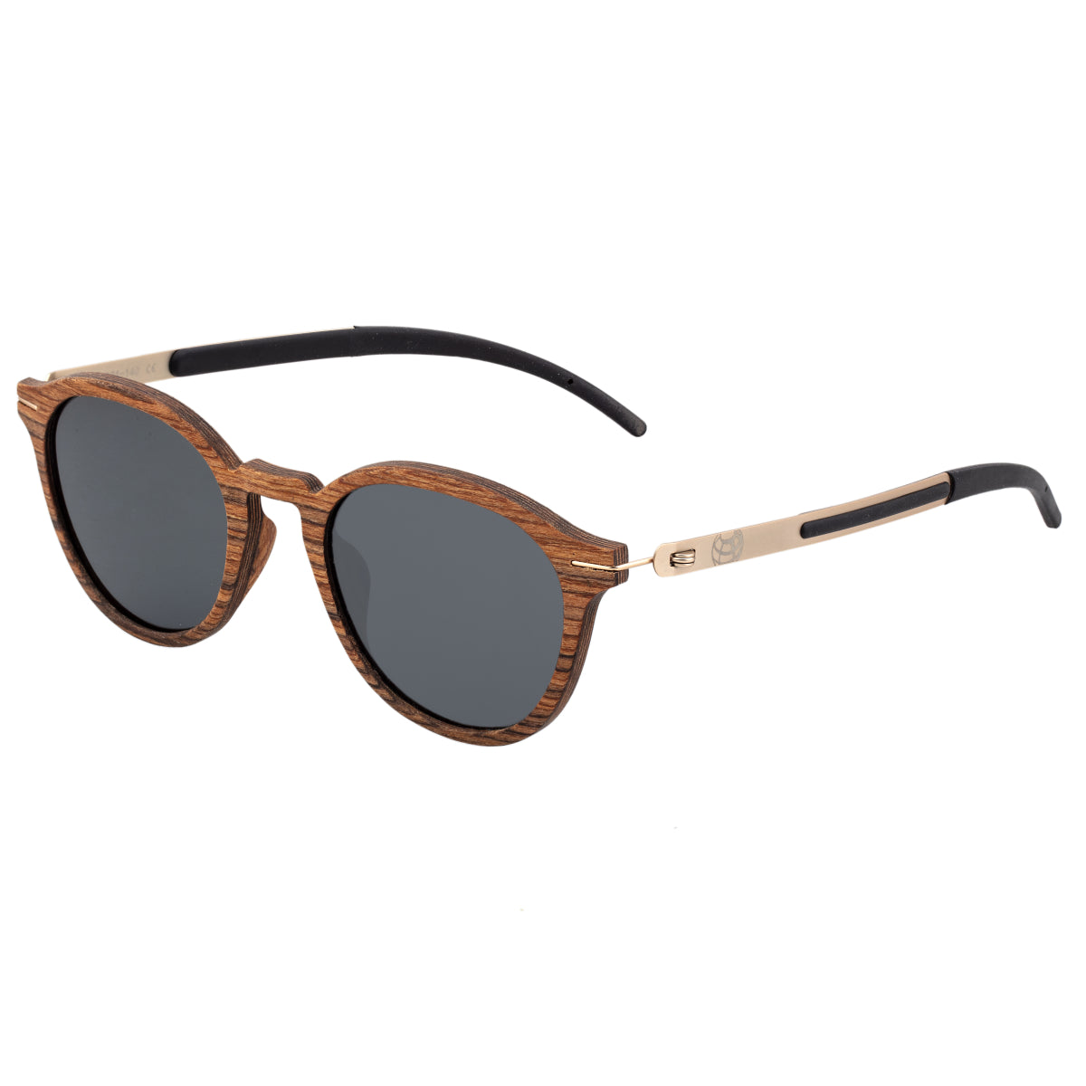 Earth Wood Sabal Polarized Sunglasses - Rosewood/Black - ESG044RG