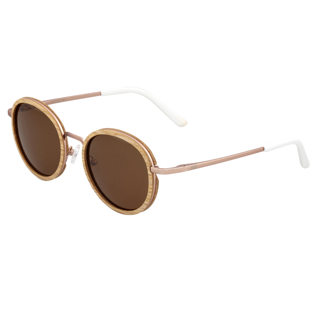 Earth Wood Himara Polarized Sunglasses - Oak/Brown - ESG039OR