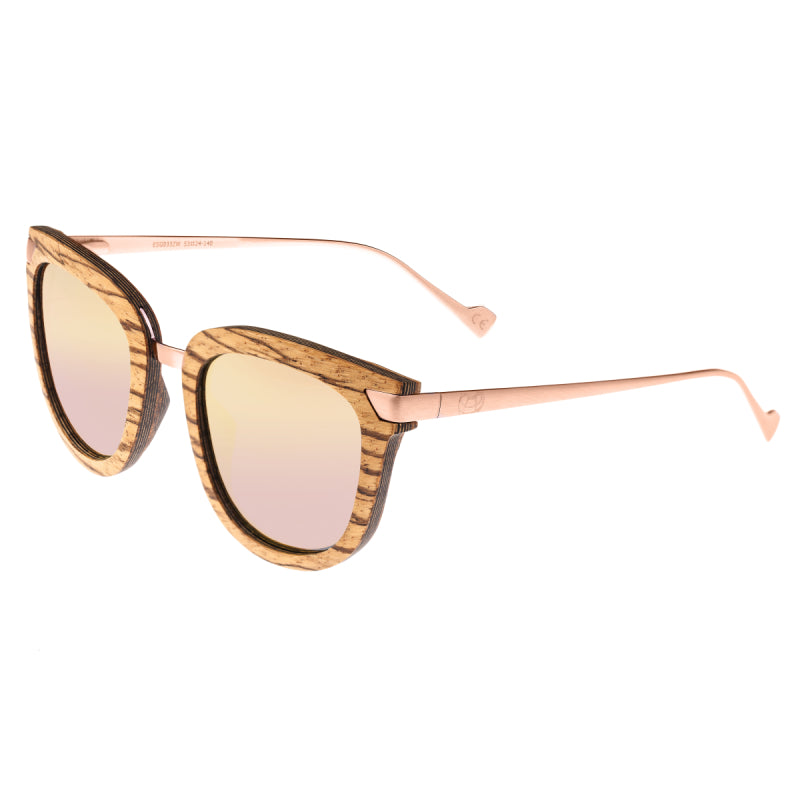 Earth Wood Nissi Polarized Sunglasses - Maple/Black - ESG033MP