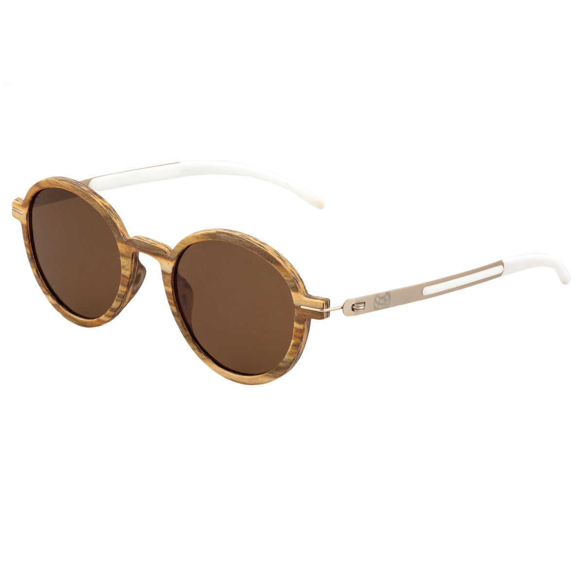 Earth Wood Toco Polarized Sunglasses - Apple Wood/Brown - ESG051AG