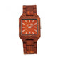 Earth Wood Arapaho Bracelet Watch w/Date - Red - ETHEW3603