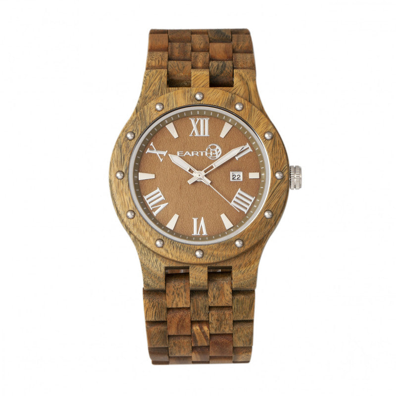Earth Wood Inyo Bracelet Watch w/Date