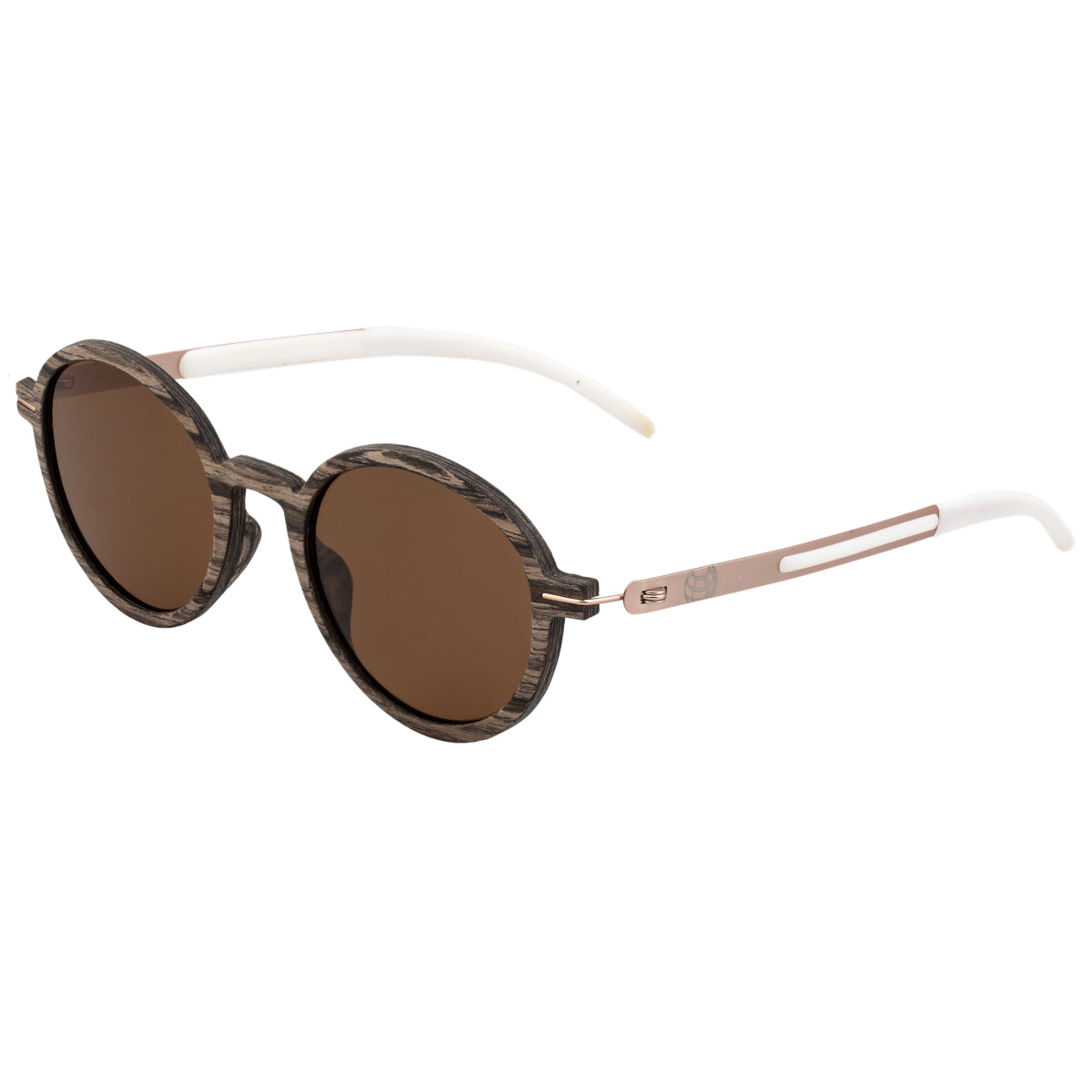 Earth Wood Toco Polarized Sunglasses - Swiss Walnut/Brown - ESG051SR