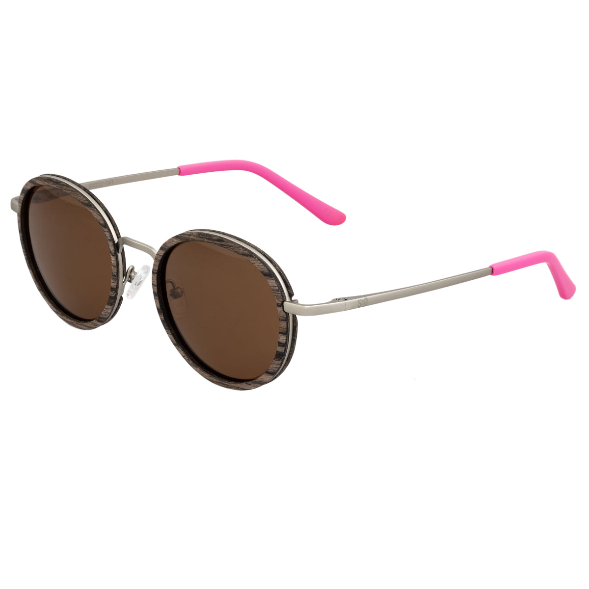 Earth Wood Himara Polarized Sunglasses - Swiss Walnut/Brown - ESG039WS