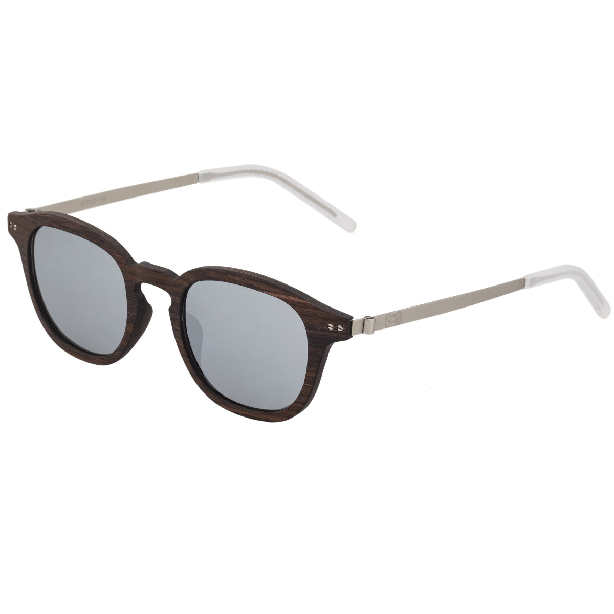 Earth Wood Kavaja Polarized Sunglasses - Padauk/Silver - ESG042PS