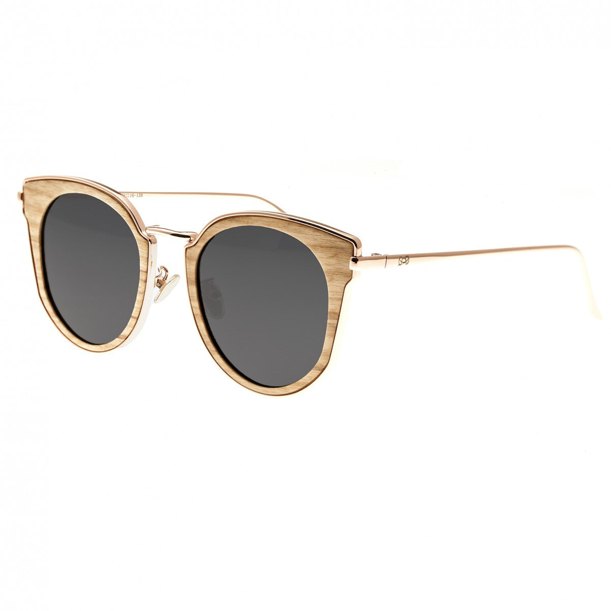 Earth Wood Karekare Polarized Sunglasses - Walnut/Black - ESG028W