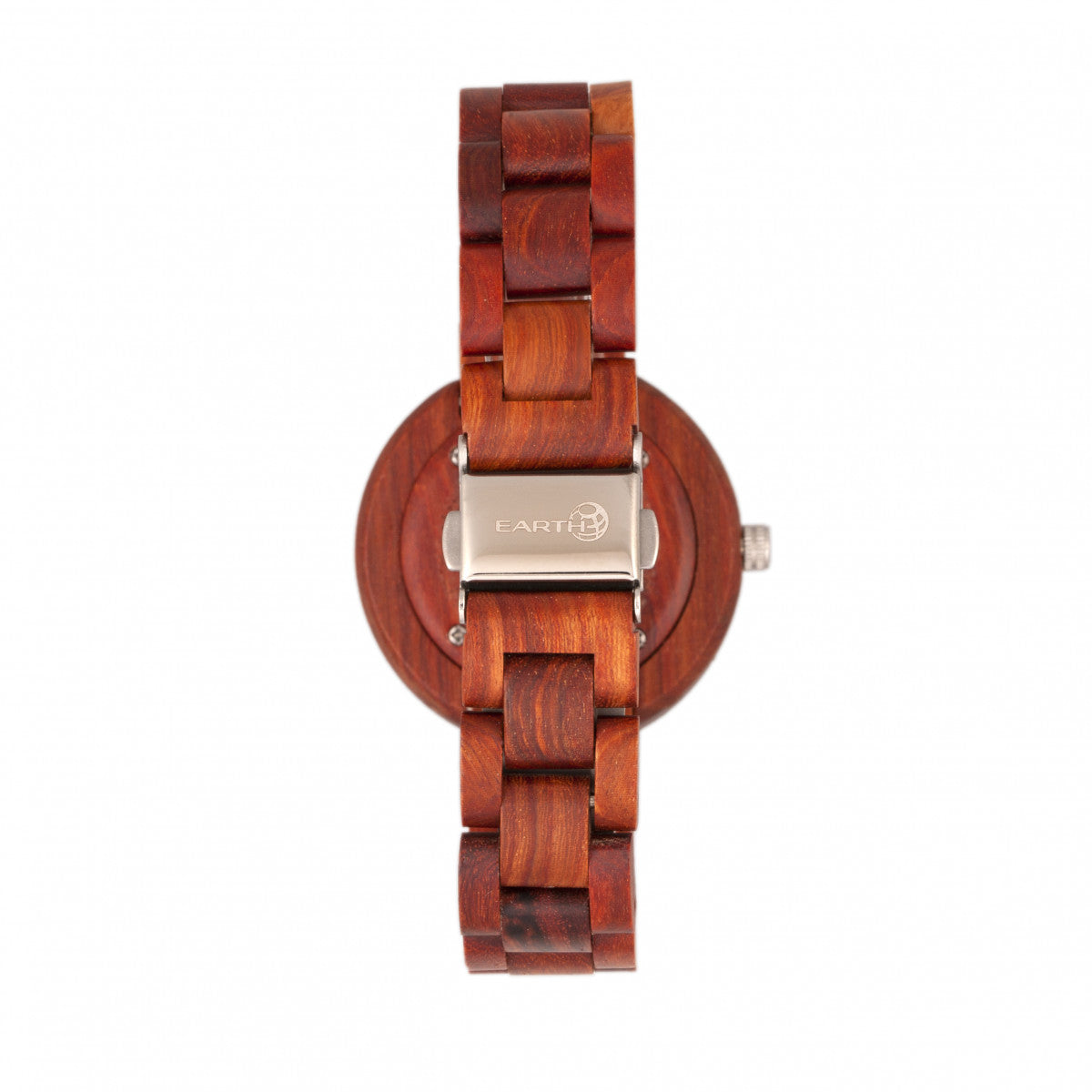 Earth Wood Mimosa Bracelet Watch w/Day/Date - Red - ETHEW5403